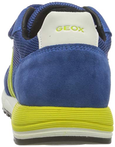 Geox J Alben Boy A, Zapatillas Niños, Azul (Royal Lime), 28 EU