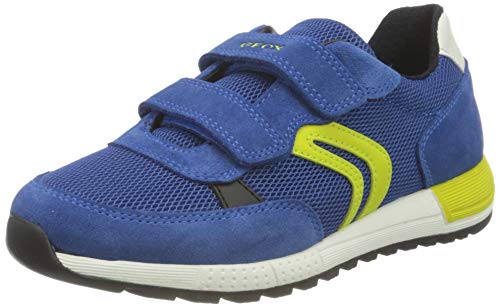 Geox J Alben Boy A, Zapatillas Niños, Azul (Royal Lime), 28 EU
