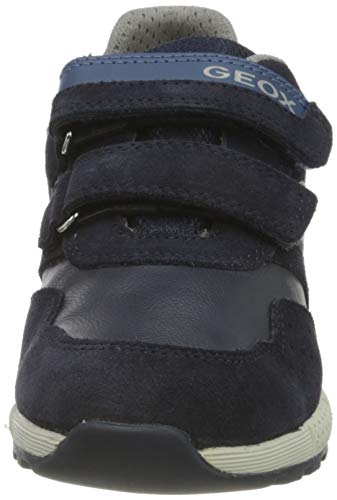 Geox J ALBEN BOY E Zapatillas Niños, Azul (Navy/Dk Avio), 32 EU