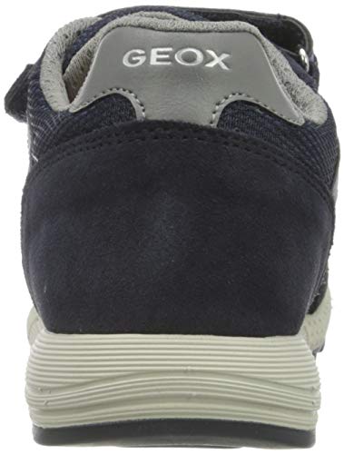 Geox J ALBEN BOY E Zapatillas Niños, Azul (Navy/Dk Avio), 32 EU