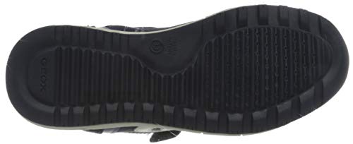 Geox J ALBEN BOY E Zapatillas Niños, Azul (Navy/Dk Avio), 32 EU