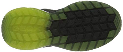 Geox J SPAZIALE BOY A Zapatillas Niños, Negro (Black/Lime), 26 EU