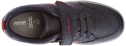 Geox Junior Boy J ARZACH BOY A SNEAKERS NAVY/RED_35 EU