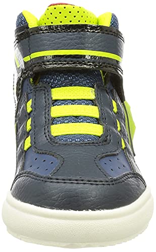 GEOX Junior Boy J GRAYJAY BOY SNEAKERS NAVY/LIME_36EU