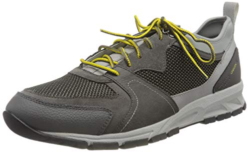 Geox U Delray A, Zapatillas Hombre, Gris 4Pt, 42 EU