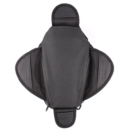 GES versión Mejorada Magnética Motorrad Sattel Beutel Halter Moto Bolsa de Combustible Bolsa de Tanque de la Motocicleta Impermeable Oxford Saddle Moto Paquete Negro