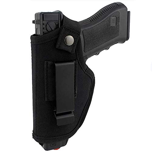 Gexgune Caza Funda Oculta Cinturón Bolsas de Pistola tácticas Cintura IWB OWB La Funda para Pistola se Adapta a Las Pistolas Grandes subcompactas para Dibujar con la Mano Derecha e Izquierda