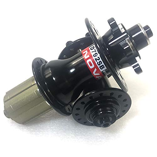 GHMOZ Deporte al Aire Libre Novatec D791SB D792SB J-Gancho de Gancho Freno de Disco 6 Bolt Hubs Eje Frente QRX100MM Trasero QRX135MM 24H 28H 32H Shiman10S 11S XD XX1 MTB Bici (Color : Only Front 24H)