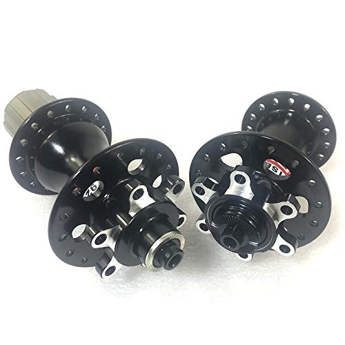 GHMOZ Deporte al Aire Libre Novatec D791SB D792SB J-Gancho de Gancho Freno de Disco 6 Bolt Hubs Eje Frente QRX100MM Trasero QRX135MM 24H 28H 32H Shiman10S 11S XD XX1 MTB Bici (Color : Only Front 24H)