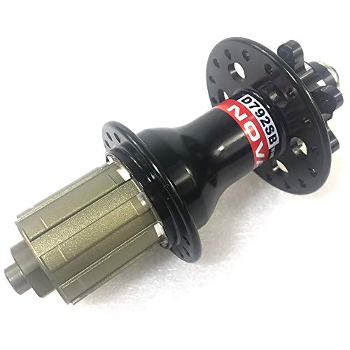 GHMOZ Deporte al Aire Libre Novatec D791SB D792SB J-Gancho de Gancho Freno de Disco 6 Bolt Hubs Eje Frente QRX100MM Trasero QRX135MM 24H 28H 32H Shiman10S 11S XD XX1 MTB Bici (Color : Only Front 24H)