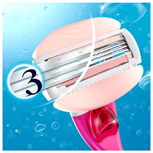 Gillette Venus ComfortGlide Spa Breeze Cuchillas de Afeitar Mujer, Paquete de 4 Cuchillas de Recambio