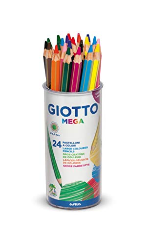 Giotto Mega Lápices de Colores, Bote 24 Uds.