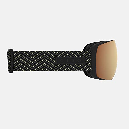 Giro Contact Gafas de esquí, Hombre, Black Zag Vivid Copper/Vivid Infrarrojo, Talla única