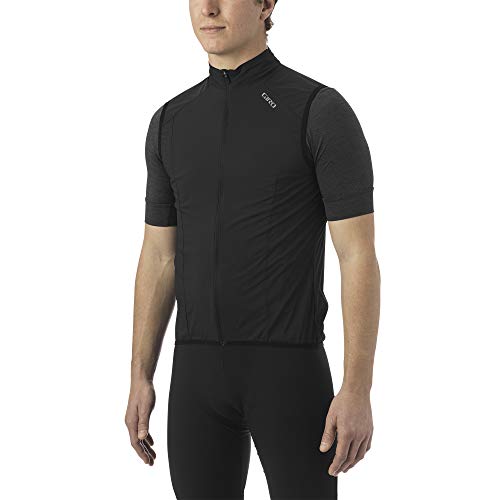 Giro M Chrono Expert Wind Vest Ropa para Bicicleta, Hombre, Negro, Medium