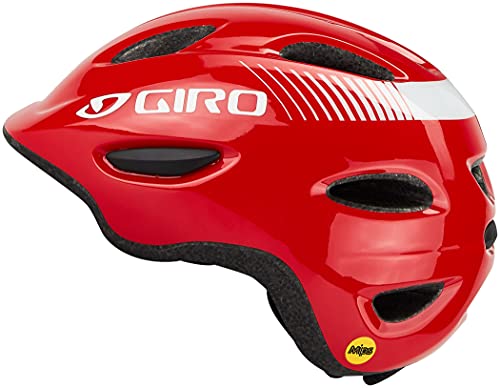 Giro Scamp MIPS Casco de Ciclismo Youth, Rojo Brillante, XS | 45-49cm