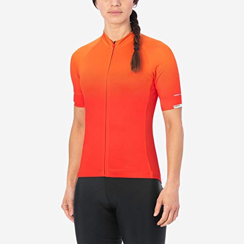 Giro W Chrono Expert Jersey Ropa de Ciclismo, Mujer, Bright Red Transition, XS