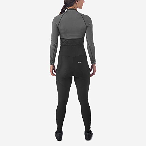 Giro W Chrono Expert Thermal Halter Bib Tight Ropa de Ciclismo, Negro, XL para Mujer