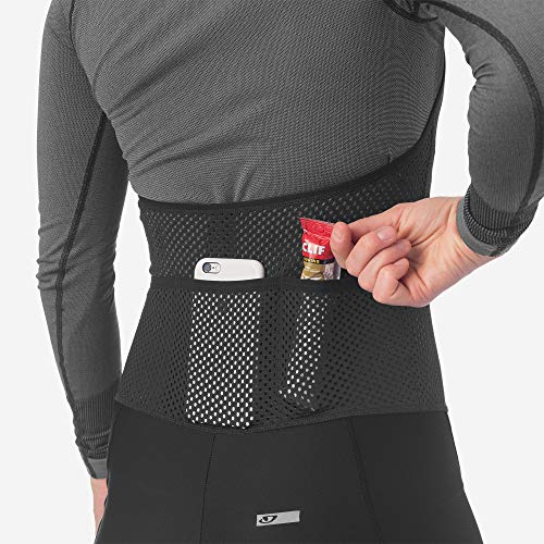 Giro W Chrono Expert Thermal Halter Bib Tight Ropa de Ciclismo, Negro, XL para Mujer