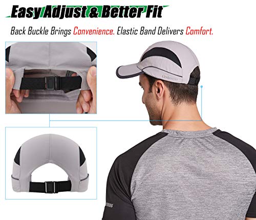 Gisdanchz Gorras De Hombre Beisbol Gorros Ropa Snapback Gorra Mujer Running Transpirable Deportivos Ropa Gorras De Beisbol Visera Tennis Golf Gris Claro