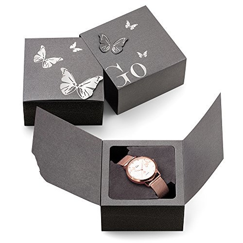 Go Girl Only 694560 - Reloj analógico de Cuarzo para Mujer, Correa de Metal Color Plateado