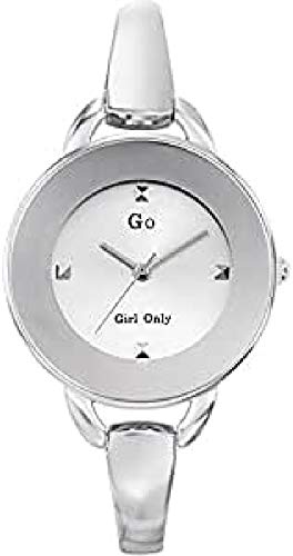 Go Girl Only 694560 - Reloj analógico de Cuarzo para Mujer, Correa de Metal Color Plateado