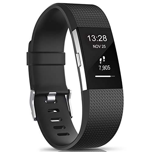 Gogoings Correa para Fitbit Charge 2 Pulsera Ajustable Correa de Reemplazo Deportivo Compatible con Fitbit Charge2 para Mujeres Hombres (Sin Reloj)