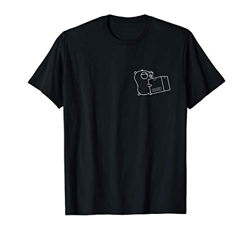 Golang Gopher logo Camiseta | Ir camiseta de programación Camiseta