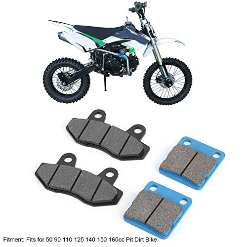 Gorgeri Pastilla de freno, Pastilla de freno delantera y trasera Se adapta a 50 90110125140150 160cc Pit Dirt Bike