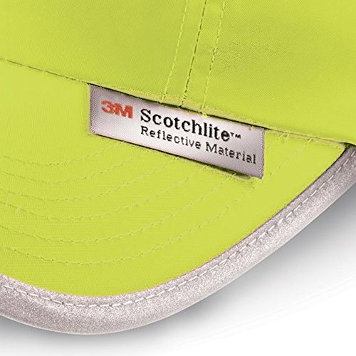 Gorra Fluorescente + Reflectantes - 3M Scotchlite - Hi-Vis Cap - Talla: Unica (Amarillo Fluorescente)