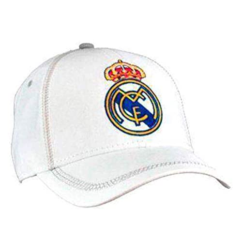 Gorra REAL MADRID Producto Oficial 2017-2018 - Tallaje Junior Niño Clasica BLANCO