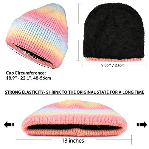 Gorro de punto para mujer, estilo urbano, clásico, suave Rosa. Talla única