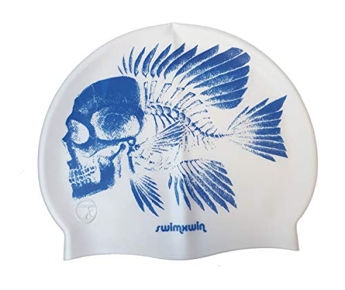 Gorro de Silicona Born to Swim | Gorro de Natación|Gorro de Piscina | Alta Comodidad y Adherencia | Diseño y Estilo Italiano