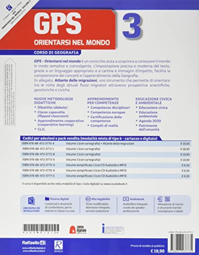 GPS orientarsi nel mondo. Con cartografia. Per la Scuola media. Con e-book. Con espansione online (Vol. 3)