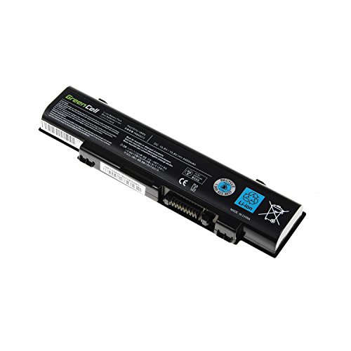 Green Cell Standard Serie PA3757U-1BRS - Batería para portátil Toshiba Qosmio F60, F750 y F755 (6 Celdas, 4400 mAh, 11,1 V), Color Negro