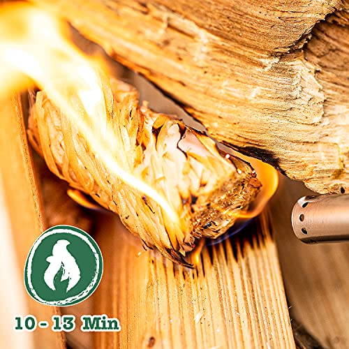 grillas Pastillas de Encendido Ecológicas Enceradas | Encendedores de Barbacoa de Madera Natural | Pastillas de Lana de Leña para Chimeneas, Estufas, Fogatas, Ahumadores (10 kg (800 unidades))