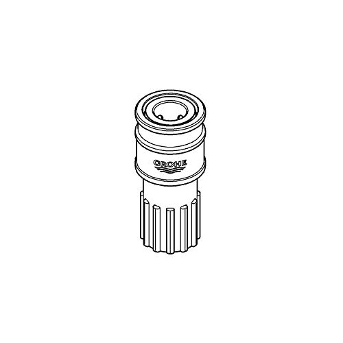 Grohe Recambios - Toma Rápida para Flexo de Cocina Extraible(Ref. 46315000)