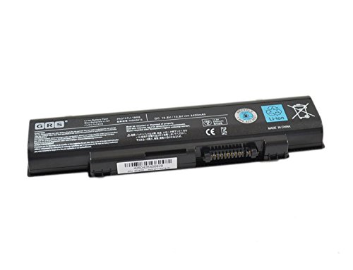 GRS Batería para Toshiba Qosmio F60, F750, F755, dynabook Qosmio T751, T851, sustituye a: PA3757U-1BRS, PABAS213, Laptop Batterie 4400mAh 10,8V