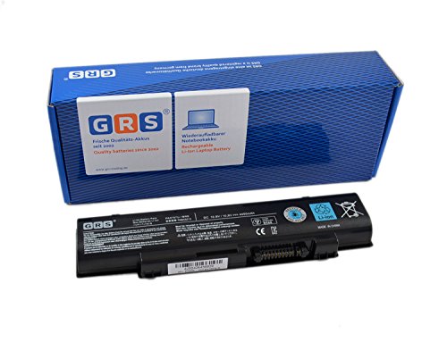 GRS Batería para Toshiba Qosmio F60, F750, F755, dynabook Qosmio T751, T851, sustituye a: PA3757U-1BRS, PABAS213, Laptop Batterie 4400mAh 10,8V