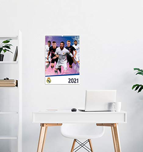 Grupo Erik - Calendario de pared 2021 Real Madrid Grupo, A3
