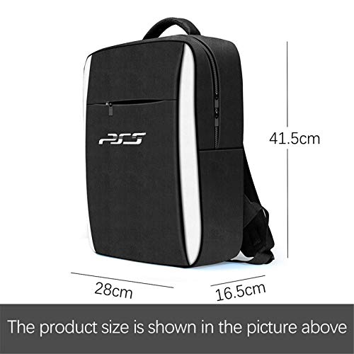 GSJDD Estuche de Transporte Ps5, Estuche de Transporte para Consola Compatible con Playstation 5 y Ps5 Edición Digital, Mochila portátil Impermeable Bolsa de Almacenamiento