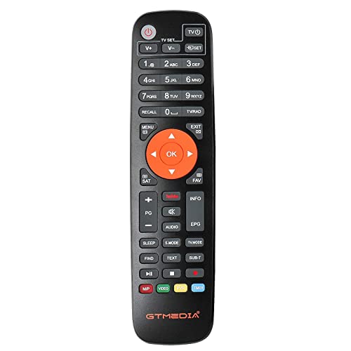 GT MEDIA V7S2X Decodificador Satelite HD con Antenna WiFi USB, DVB-S/S2/S2X, Full HD 1080p H.264, Soporte Multi-stream/T2MI USB PVR Receptor Satelite para 19.2E