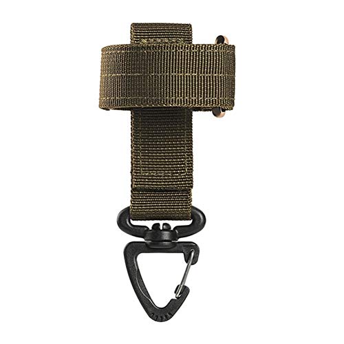Guante multiusos Globo Globo militar Guantes tácticos al aire libre Cuerda de escalada Hebilla de almacenamiento Ajuste Guante Camping Hebilla colgante EDC Artilugio (Color : Khaki)