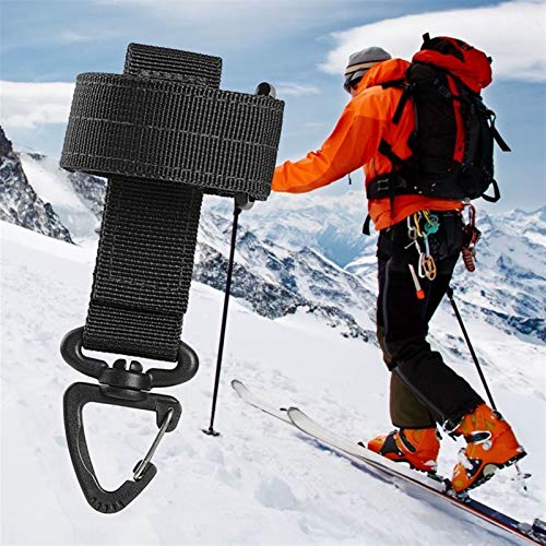 Guante multiusos Globo Globo militar Guantes tácticos al aire libre Cuerda de escalada Hebilla de almacenamiento Ajuste Guante Camping Hebilla colgante EDC Artilugio (Color : Khaki)