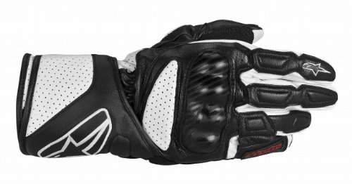 Guantes deportivos Alpinestars SP-8 blanco y negro XXXL