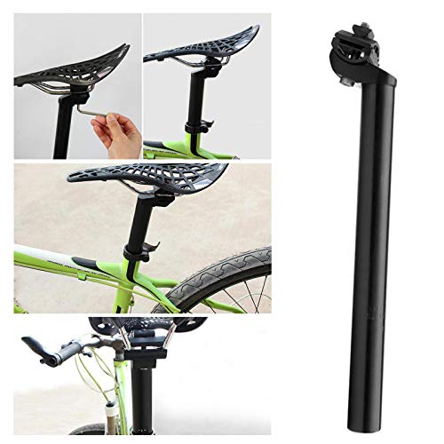 GUARDUU - Tija de sillín de bicicleta con suspensión de aleación de aluminio para bicicleta, tubo de sillín duradero con cuentagotas de diámetro 27,2/30,8/31,6 mm para MTB Bmx Road Bike, 31,6, 300 mm