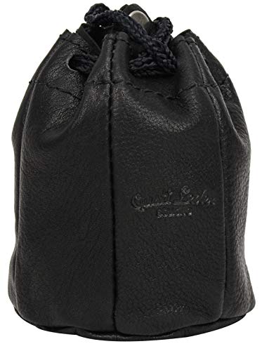 Gusti Cuero Studio Raven Bolso para Tabaco de Liar Vintage Retro Piel de Búfalo Trabajo Universidad Unisex Caucho Negro 2T7-22-9