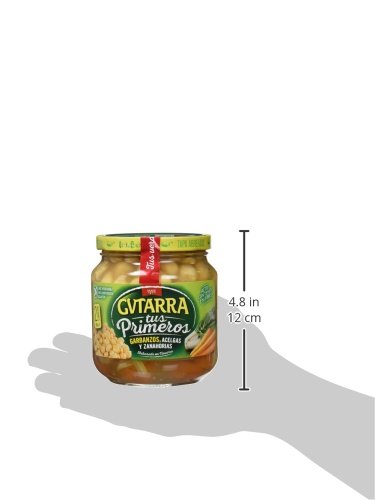 Gvtarra Tus Primeros Garbanzos, Acelga y Zanahoria Legumbre - Paquete de 6 x 360 gr - Total: 2160 gr