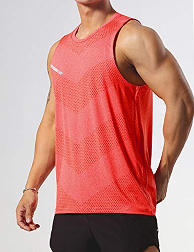 GYMAPE - Camiseta deportiva sin mangas para hombre, cómoda, para correr, entrenar o ir al gimnasio, secado rápido