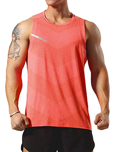 GYMAPE - Camiseta deportiva sin mangas para hombre, cómoda, para correr, entrenar o ir al gimnasio, secado rápido