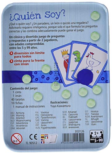 Haba-¿ Quién soy Juego de preguntas y respusestas, Multicolor (303126)